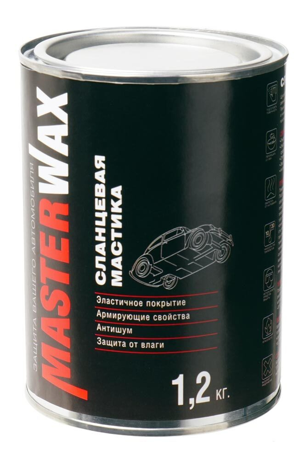 Мастика СЛАНЦЕВАЯ MasterWax ж/б (1,2 кг)