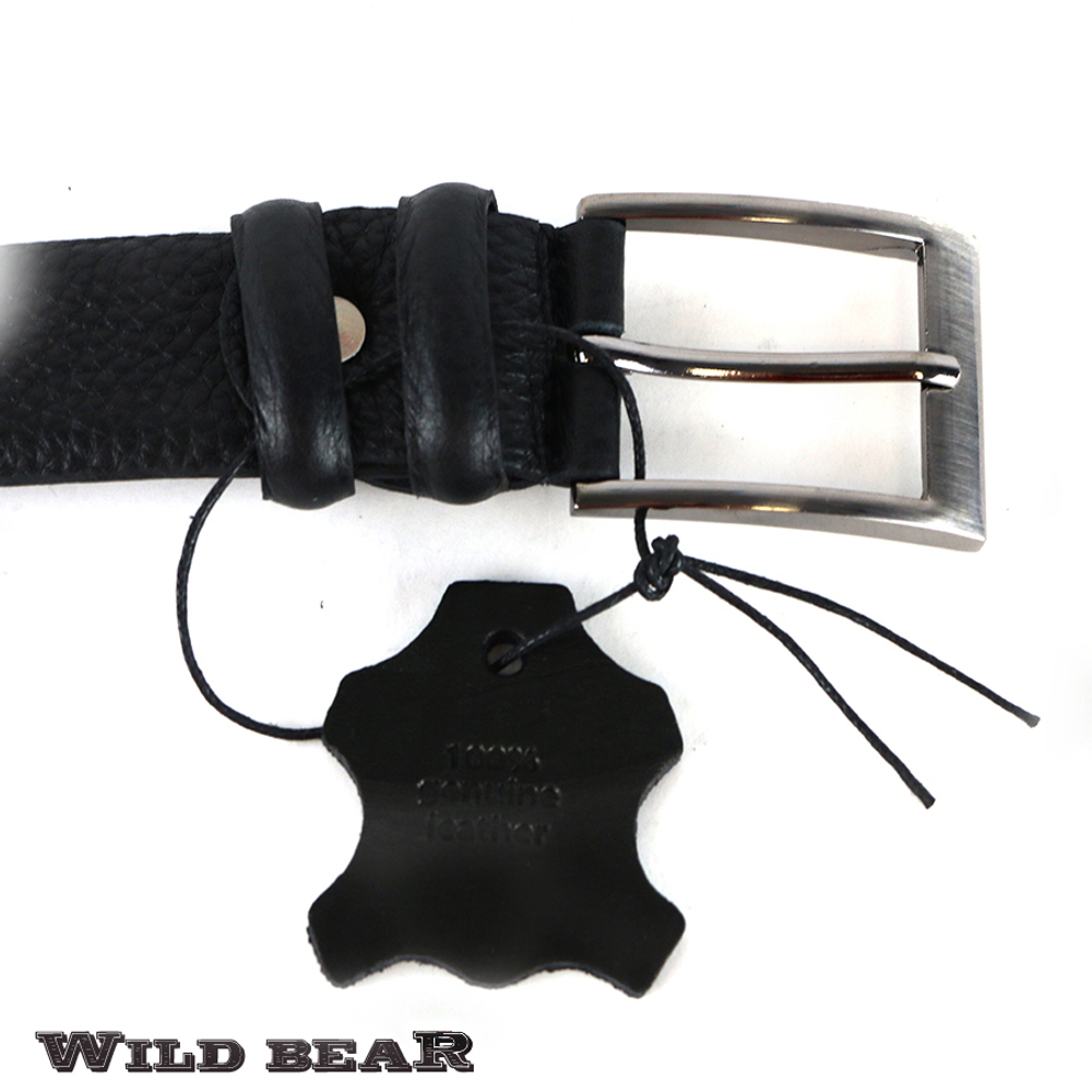 Ремень WILD BEAR RM-044f Black Premium (125 см)