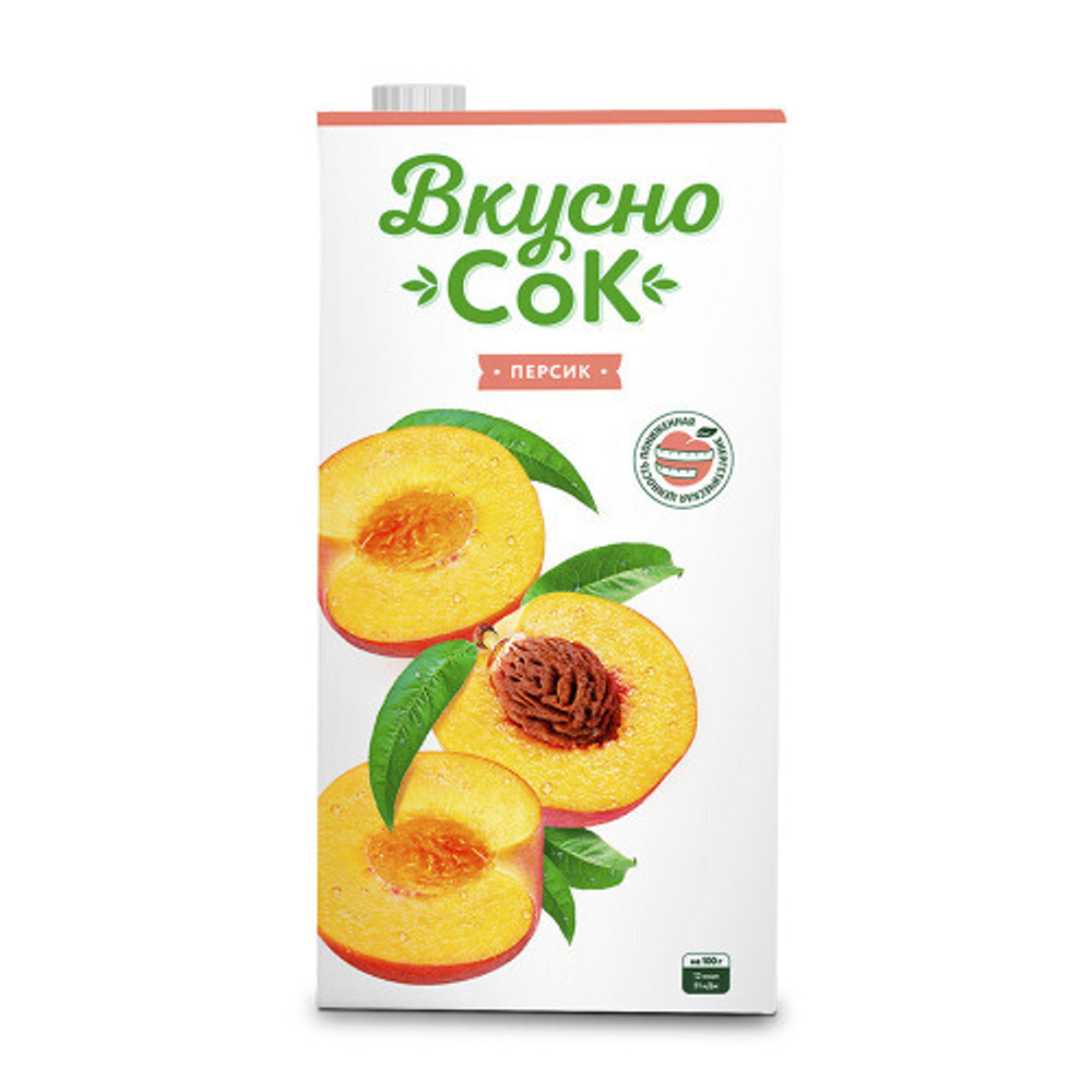 Вкусно Сок Персиковый 1,93л