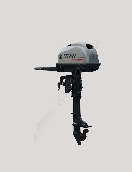 Лодочный мотор TITAN FTP6AMHS 6 л.с. четырехтактный