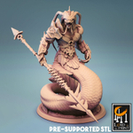 Triton Тритон Воин Паладин Варвар Файтер Рыцарь миниатюра для dnd, днд, pathfinder, фентези, Настольная игра, НРИ, Варгейм, РПГ