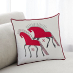 Подушка "Мезенский конь"