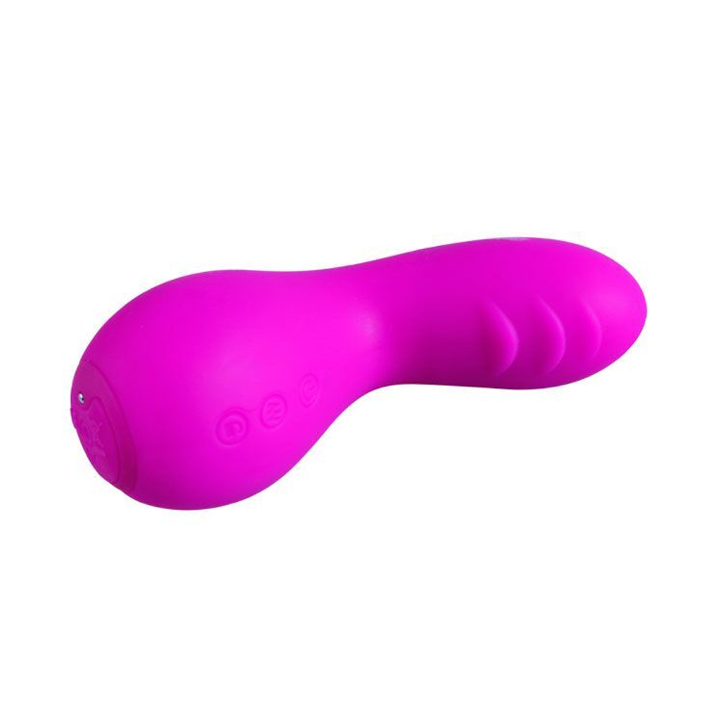 Лиловый клиторальный вибратор Gourd