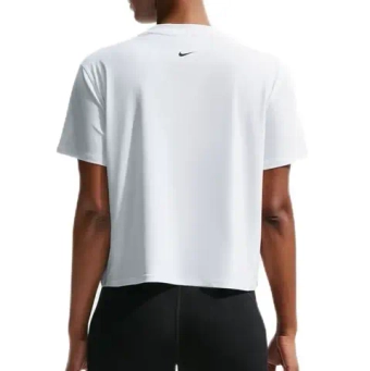 Женская теннисная футболка Nike Pro Loose - white/black