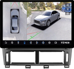 Магнитола для Lexus LS430 Toyota Celsior XF30 2000-2006 (ШГУ цветной) - Teyes CC3-2K-360 монитор 13" 2K QLED на Android 10, 6Гб+128Гб, CarPlay, 4G SIM-слот, 4 камеры в комплекте