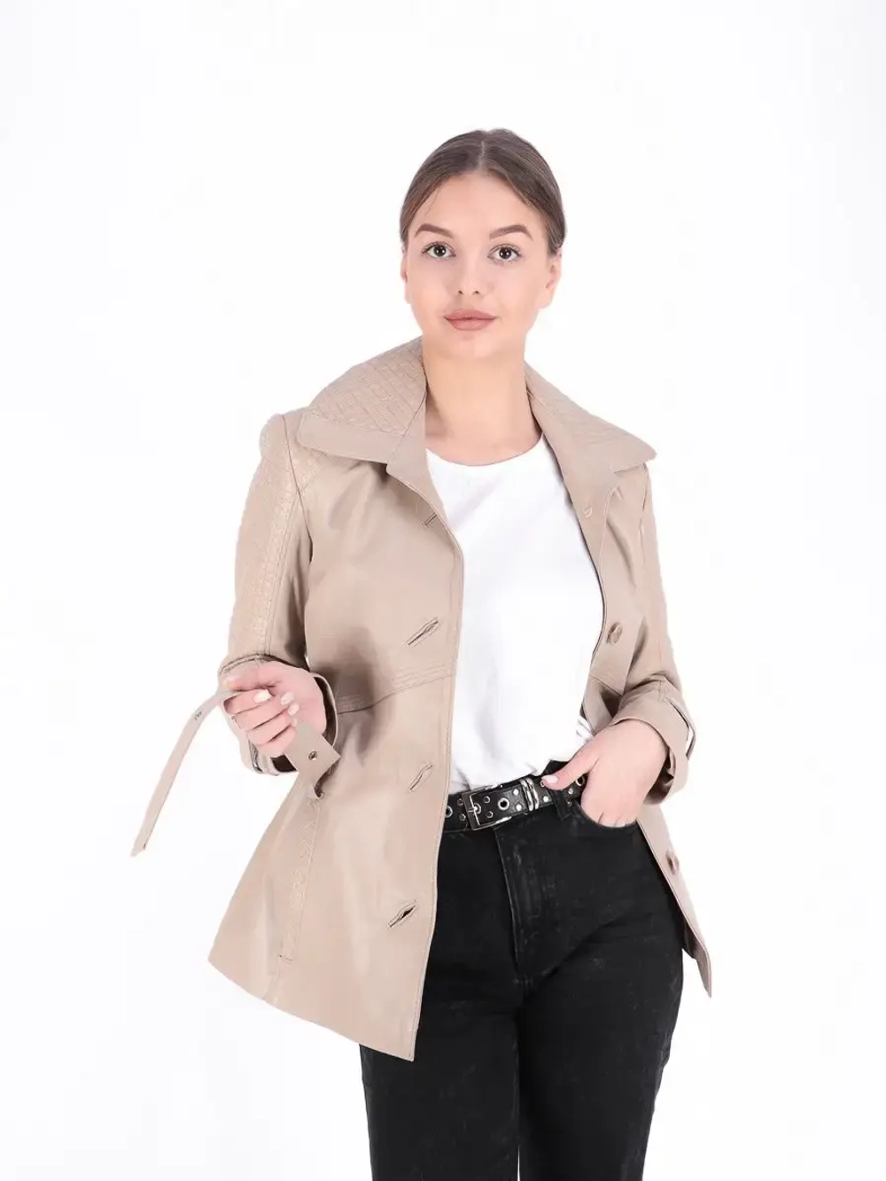 Куртка женская из натуральной кожи