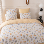 Комплект постельного белья Люкс Сатин 100% хлопок на резинке AR350