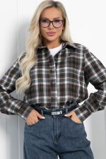 Рубашка Денни НЬЮ (коричневая) Б12865-7М LT Collection