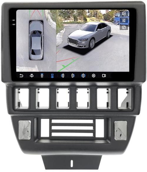 Магнитола для Lada 4x4, Urban, Bronto 1993-2019 - FarCar BX3041M-360 монитор 9.5" 2K QLED на Android 13, Быстрая, CarPlay, 4G SIM-слот, 4 камеры в комплекте