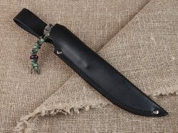 Нож для бушкрафта "Велес", сталь VG-10/Elmax, рукоять микарта (камуфляж)