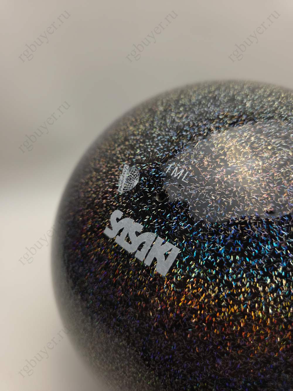 Мяч Sasaki 18,5 см серия "Метеор" Стелла Черный STB (Stella Back)