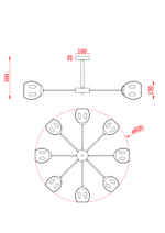 Люстра Freya FR5223PL-08C