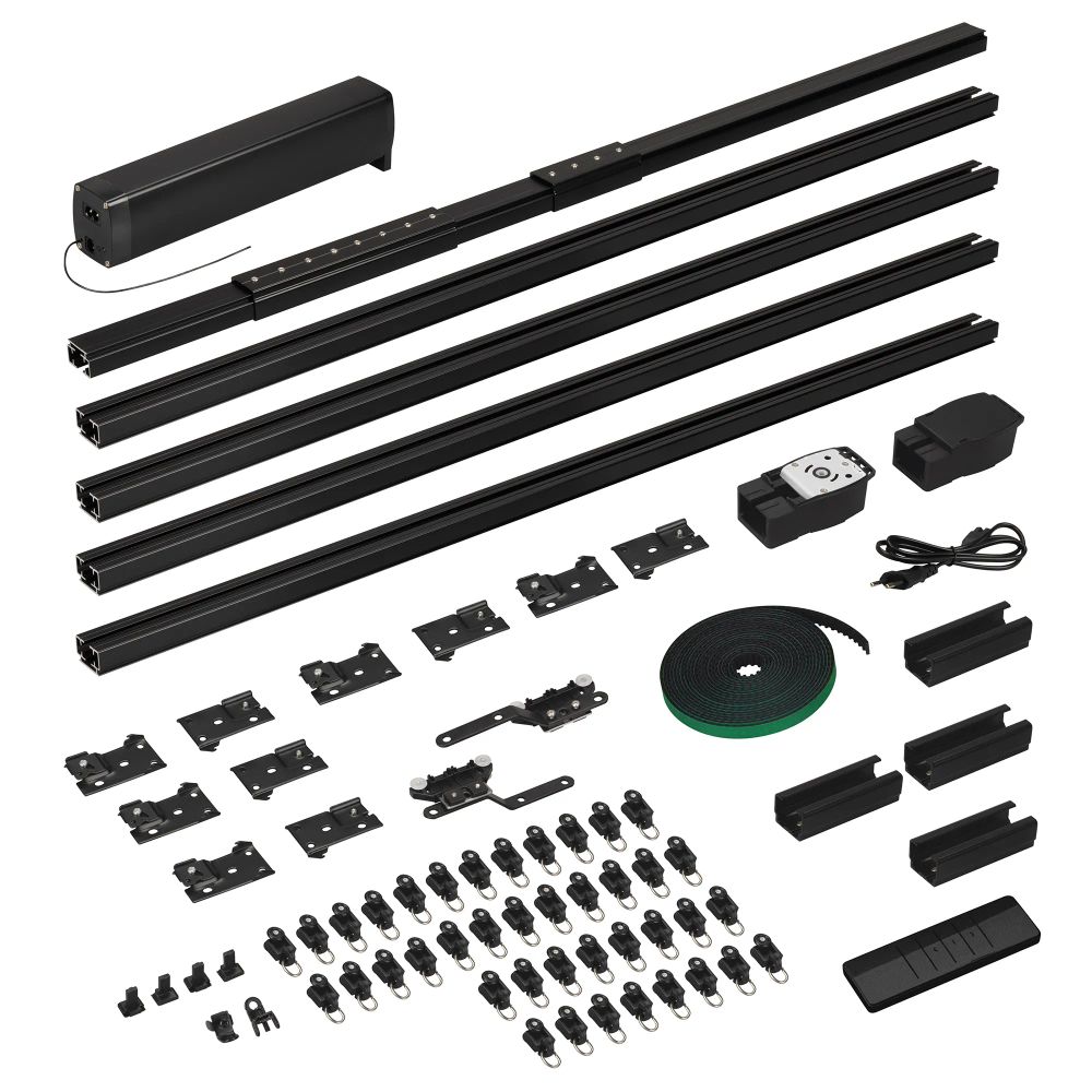 Карниз для штор с электроприводом CNK-M1-TY-RF-5M-BK (Arlight, IP20 Металл, 5 лет) 061462