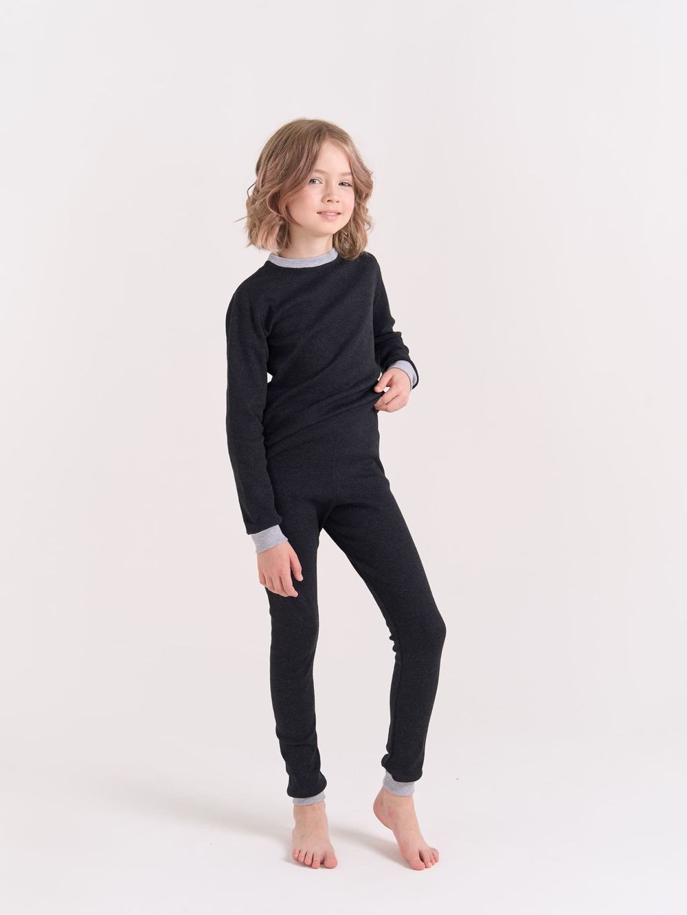 Комплект термо "Черный меланж" 7+