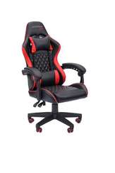 Офисное кресло Chairman CH28 экокожа, черно-красный