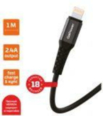 Кабель GoPower GP02L USB (m)-Lightning (m) 2.4A черный