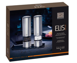 Набор мельниц для соли и перца электрический 2 шт Peugeot Elis Sense Франция упаковка