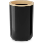 Стакан для зубных щеток Бамбук (черный)