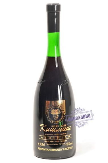 Вино Черный Кишмиш красное полусладкое 0,75 11%