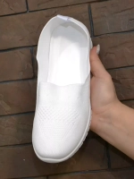 Слипоны цвет белый