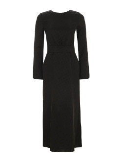 Платье BASE, черный в горох