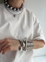 Браслет капля SILVER