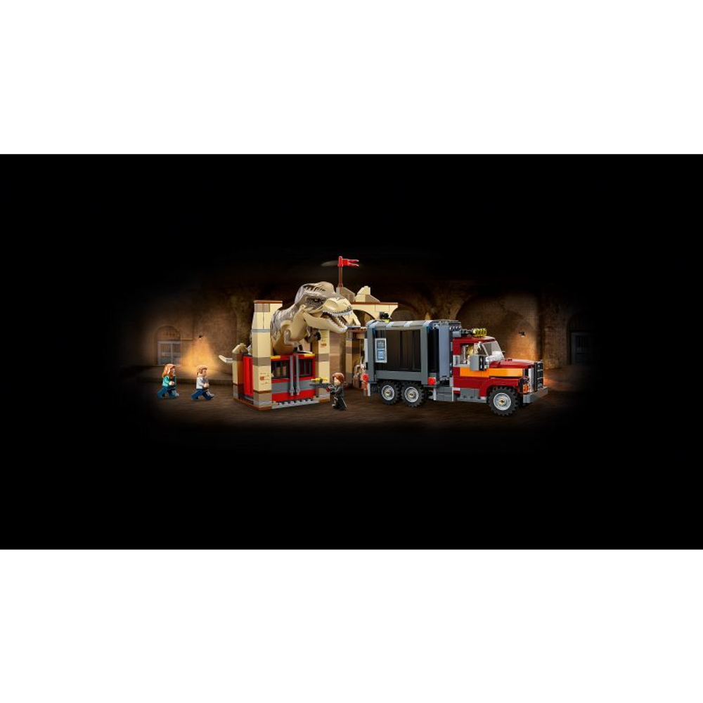 Конструктор LEGO Jurassic World - Побег тираннозавра Рекса и атроцираптора 76948