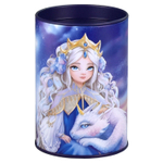 Копилка-подставка для канцелярских принадлежностей Феникс+, 10,4х7,5х7,5 см, металл. Коллекция "ПРИНЦЕССЫ":