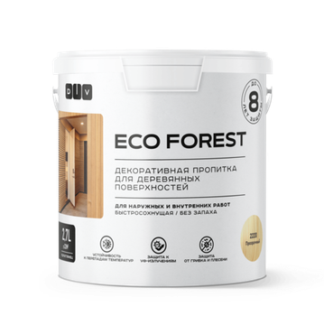 ECO FOREST декоративная пропитка для дерева