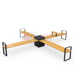 Скамейка CENTRAL Х-образная