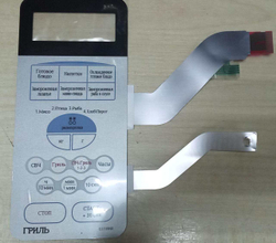 Сенсор для СВЧ Samsung G2739NR серебро/белая