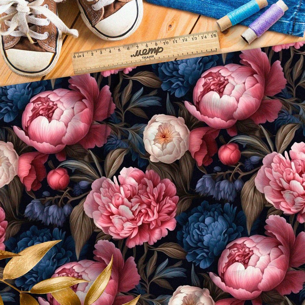 Ткань премиум шифон ночной колумбарий