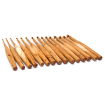 Набор деревянных крючков для вязания 15 шт. (3-10 мм). KN9