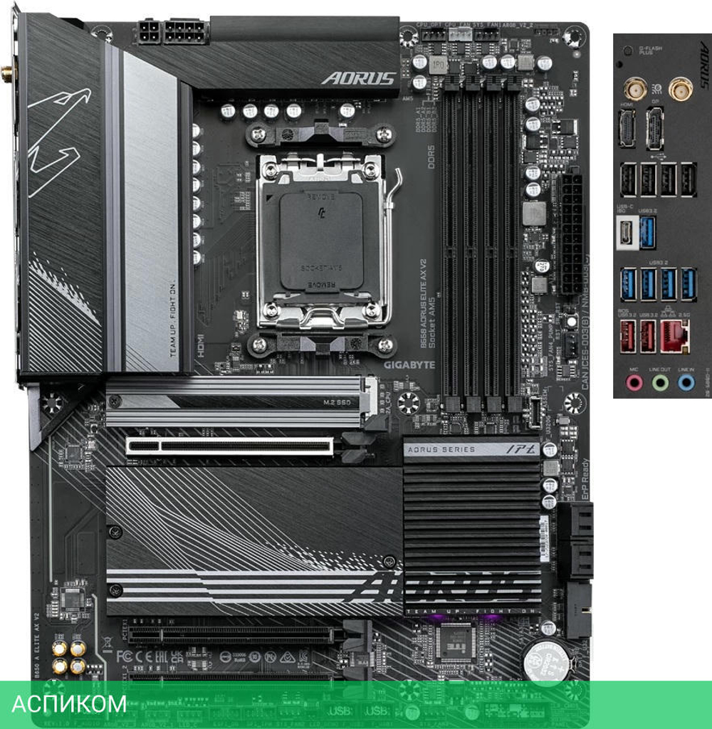 Материнская плата GigaByte B650 Aorus Elite AX V2 rev. 1.1