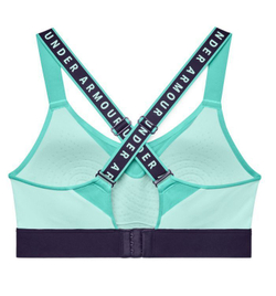 ТОП теннисный Under Armour Women's Infinity High Blocked Sports Bra - Мятный