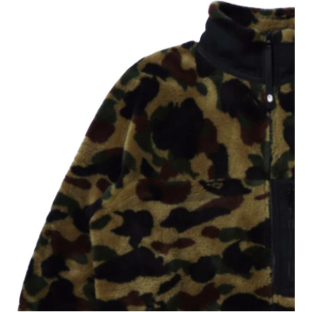 A Bathing Ape 1st Camo Boa Куртка Fw21 зеленый