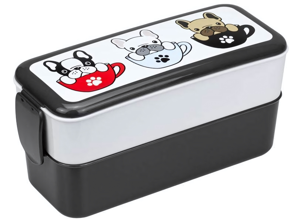 Контейнер для обеда 2 по 0,5л "Бульдоги"