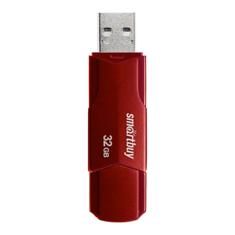 USB карта памяти 32ГБ Smart Buy Clue (бургунди)