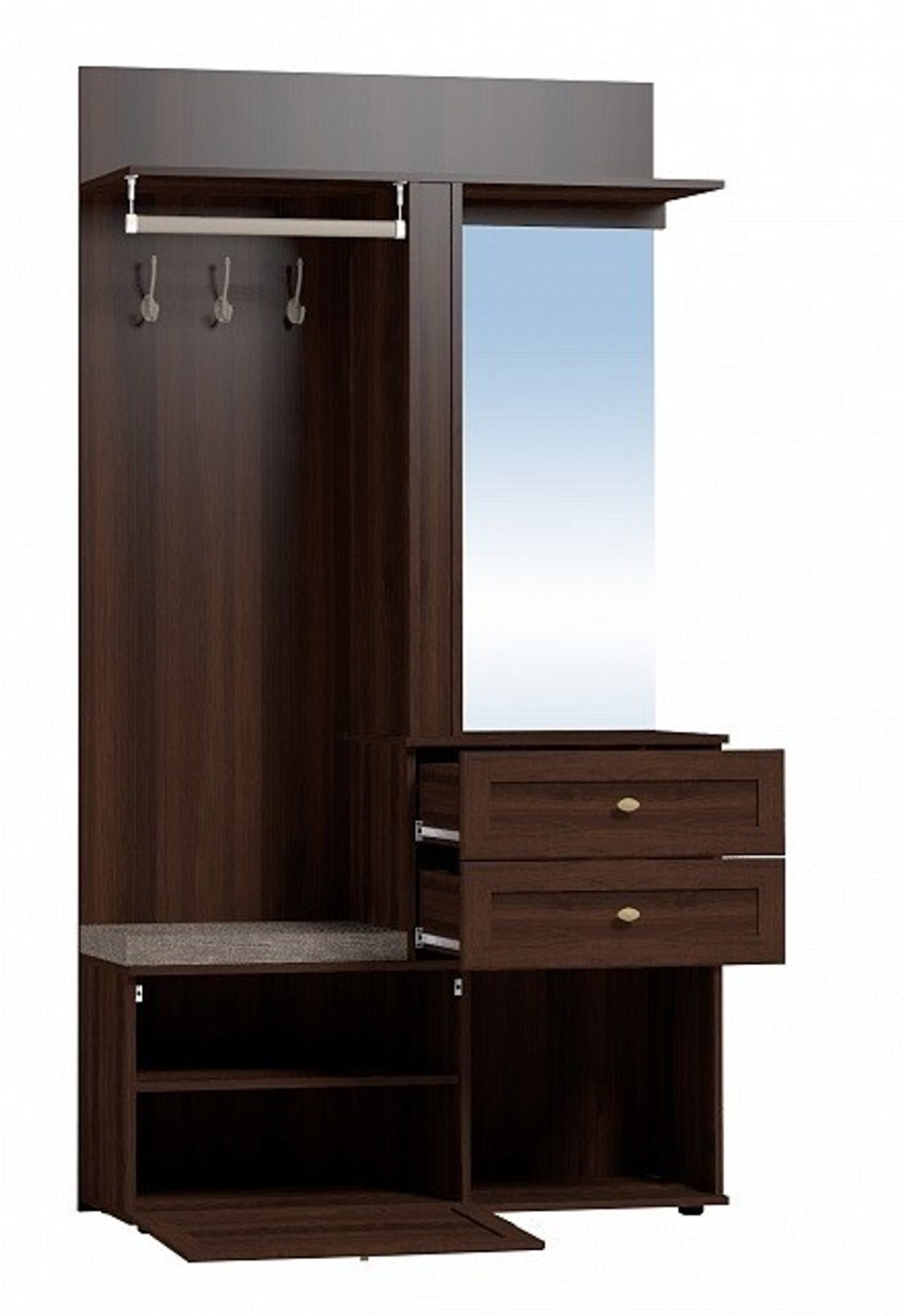 Шкаф МЦН Sherlock 70, орех