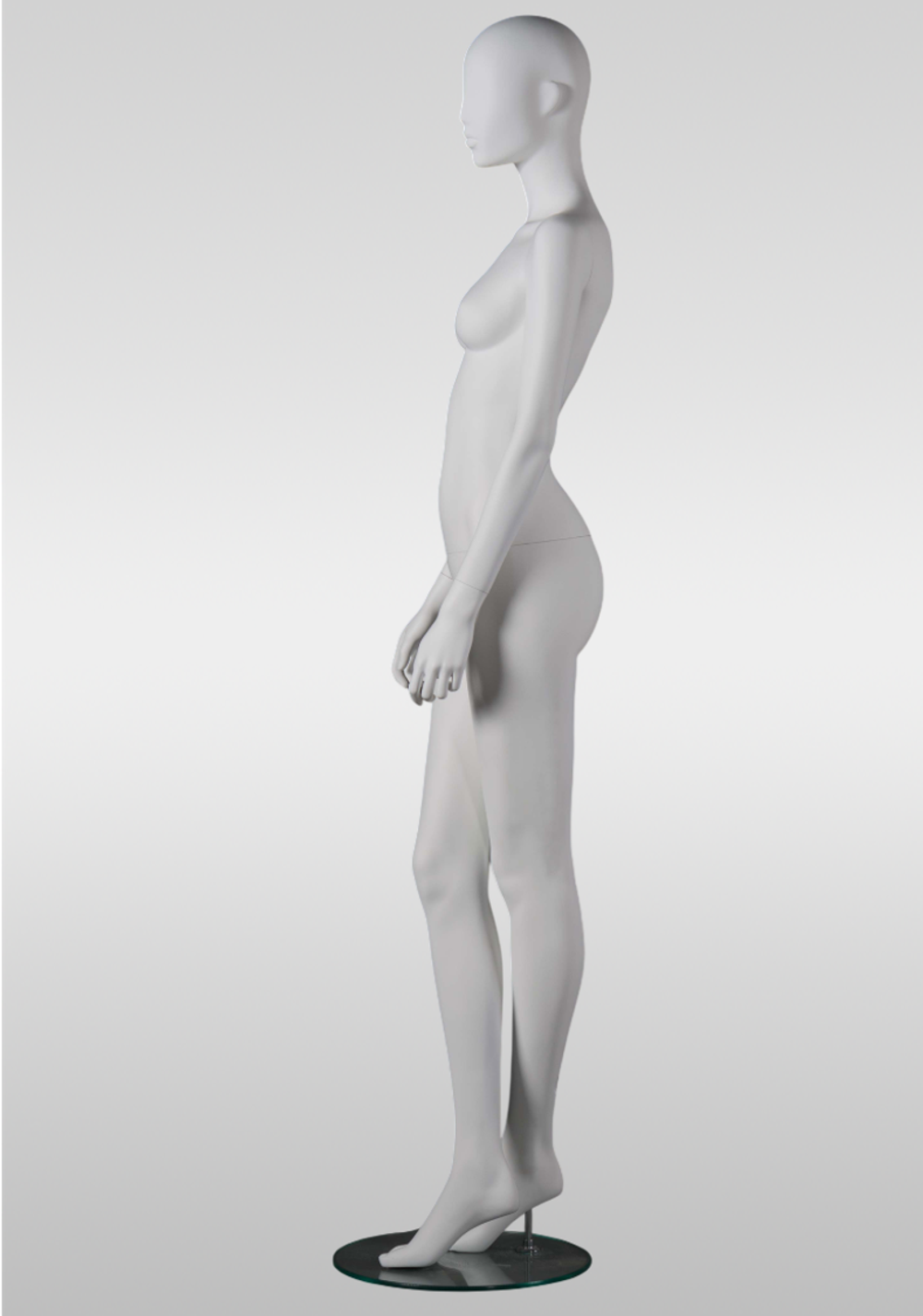 Женский абстрактный манекен Flora-4/Белый матовый