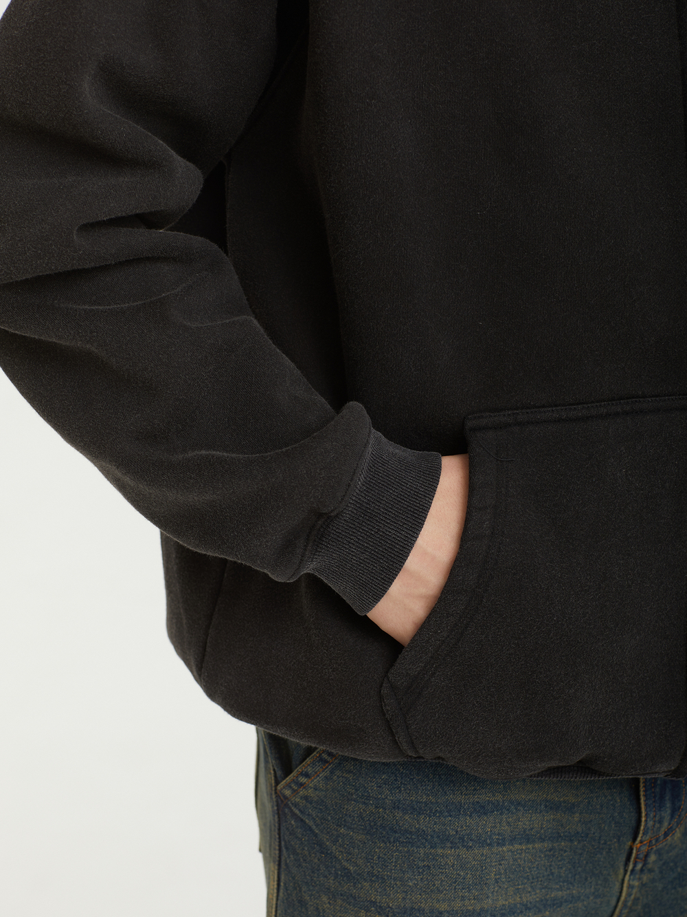 Мужская Толстовка Solid Workers Zip R46