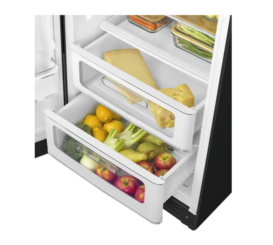 Холодильник Smeg FAB28LBL6, черный