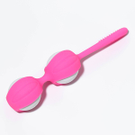 Белые вагинальные шарики 3,4см в розовой оболочке Сима-Ленд Оки-Чпоки 7618990