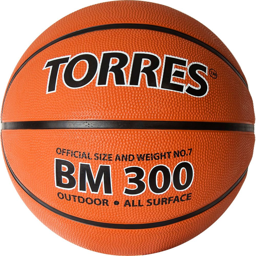 Мяч баскетбольный TORRES BM300 B02017, размер 7