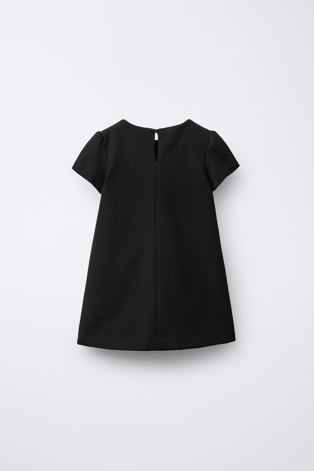 ZARA ПЛАТЬЕ С КОНТРАСТНЫМИ БАНТАМИ, ЧЕРНЫЙ