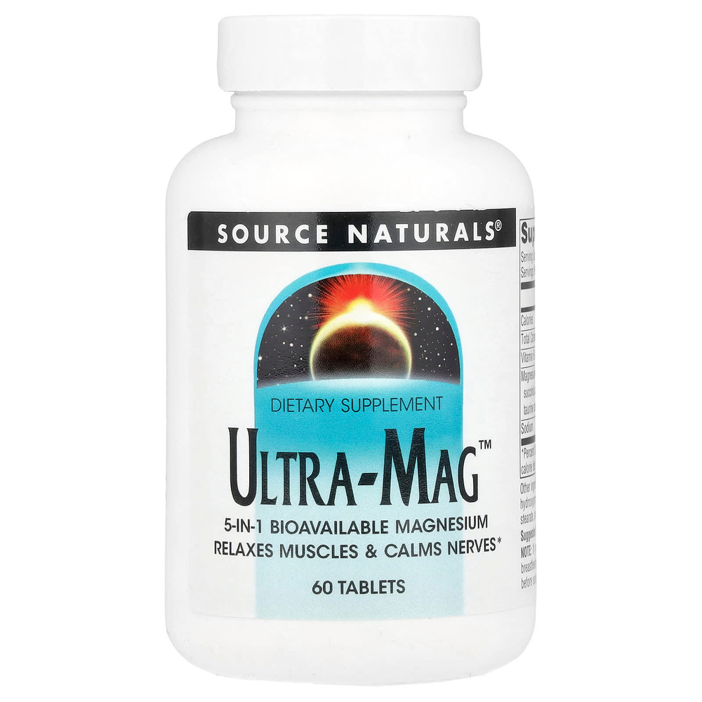 Source Naturals, Ultra-Mag ™, 60 таблеток