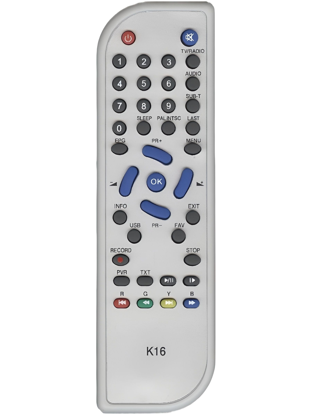 Пульт K16 dvb-s для DVB-T2 ресивера