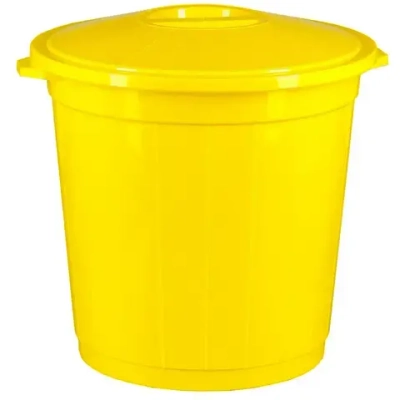 Бак 35л с крышкой (желтый) (комплект 10 шт)