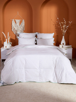 Одеяло пуховое лёгкое Летний сон двуспальное Евро 200х220