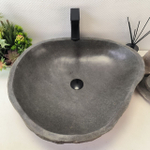 Раковина из речного камня RS-63595 (60*53*16) 0124